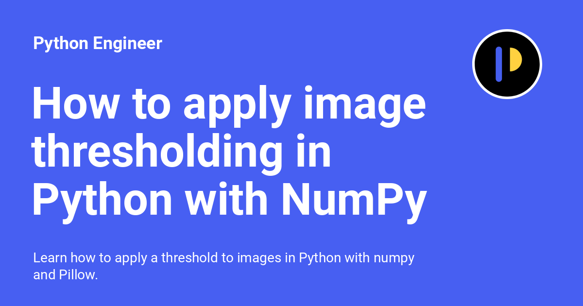 Pillow numpy best sale